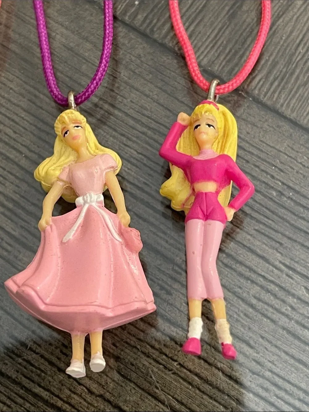 Tara Toys Barbie Party Favors 2000 Figurine Pendants or Necklaces Birthday